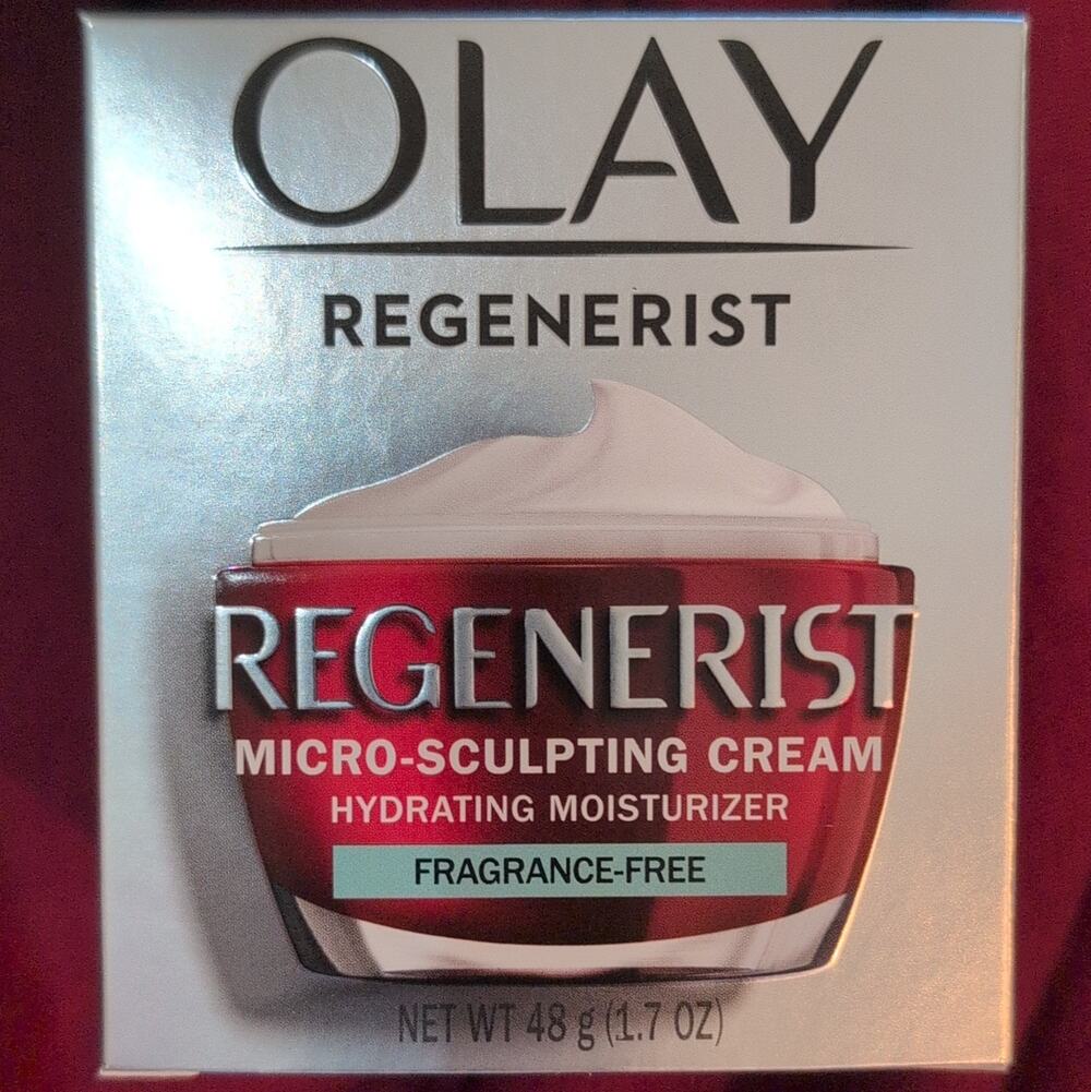 Olay Regenerist Micro-Sculpting Cream Fragrance-Free Hydrating 1.7 oz